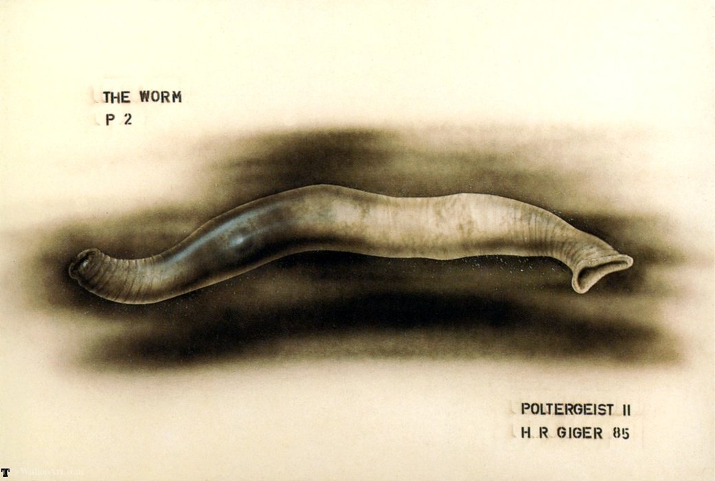 Hr Giger Pii The Worm P2 — H.r. Giger