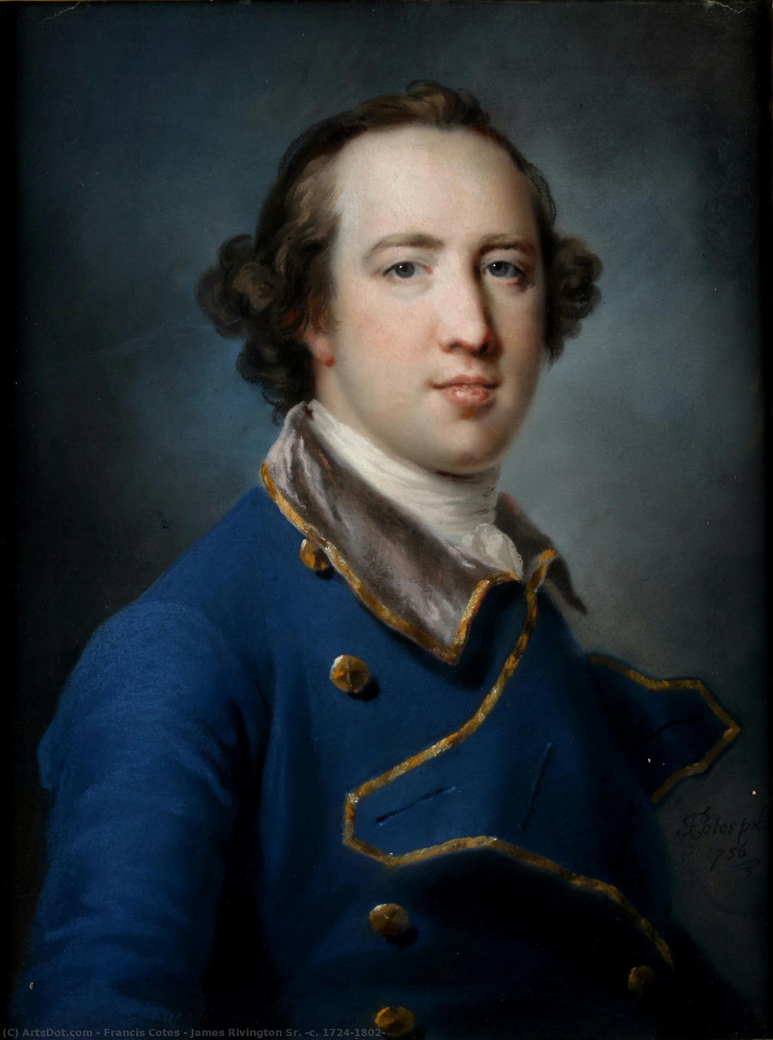 James Rivington Sr. (c. 1724-1802) — Francis Cotes