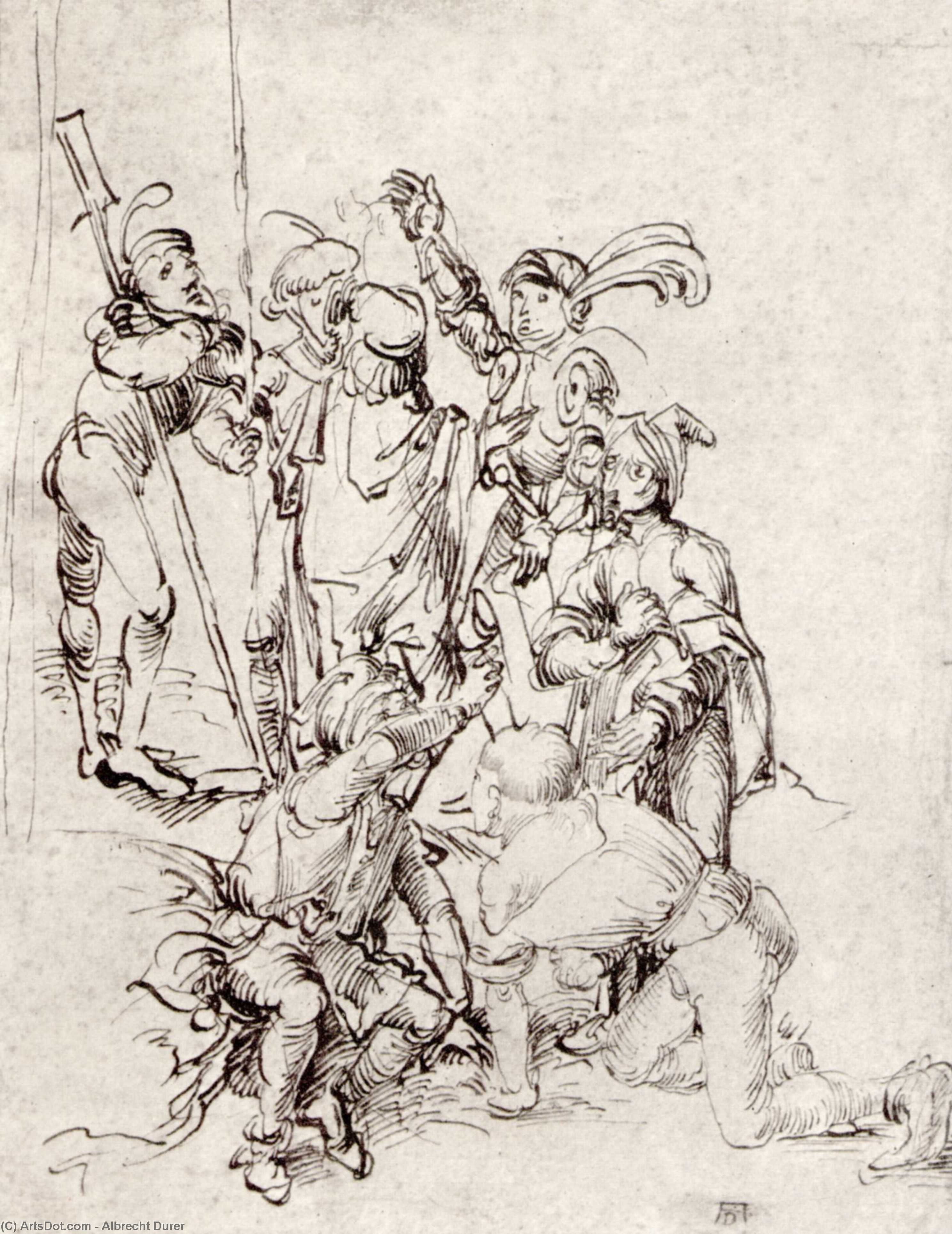 Soldiers Under The Cross — Albrecht Dürer