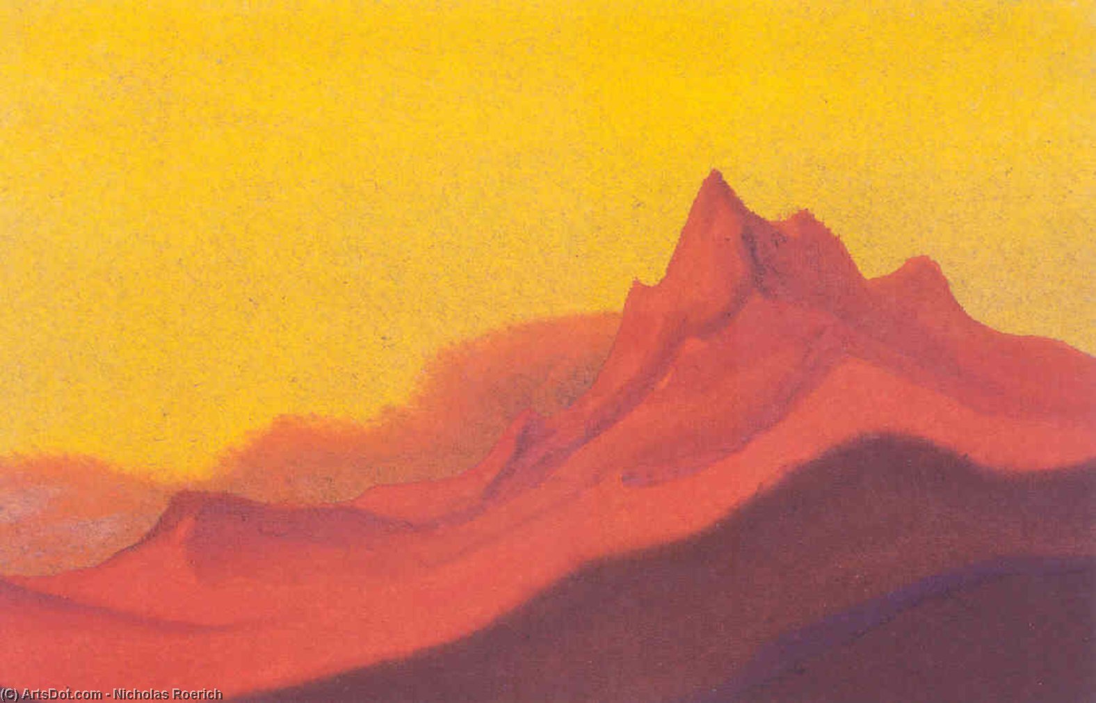 Study Of Mountains — Nicholas Roerich