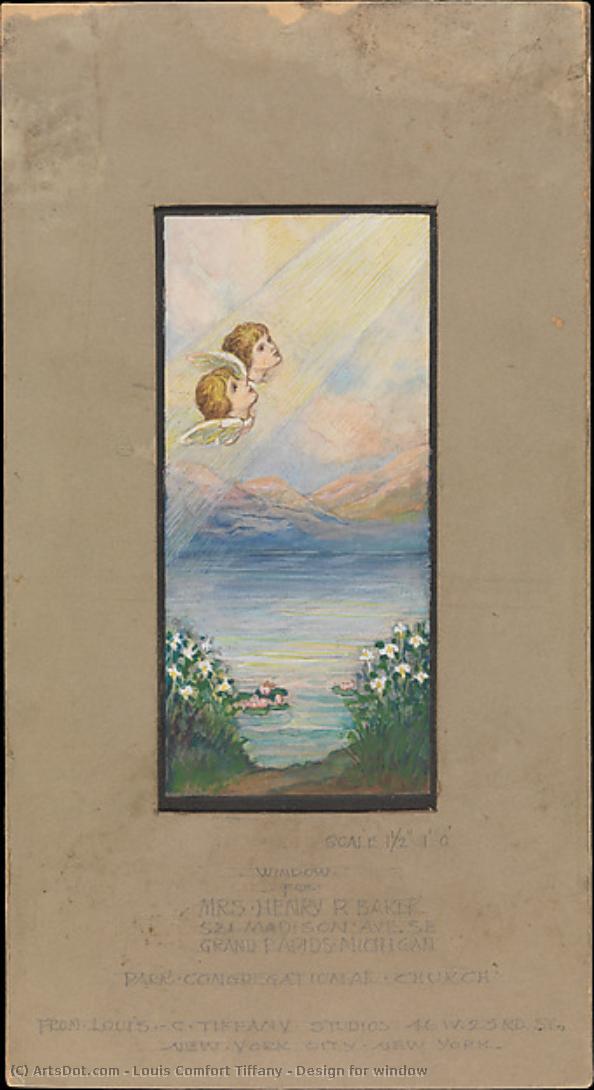 Design For Window — Louis Comfort Tiffany