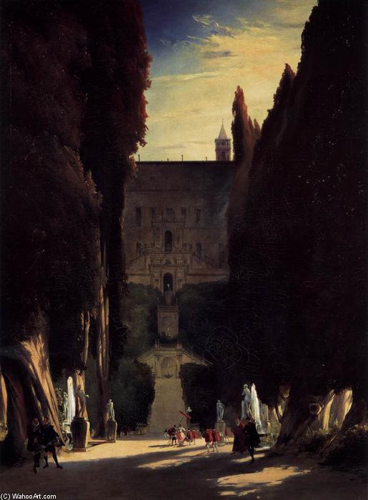 Tivoli Gardens At The Villa D'este — Carl Blechen