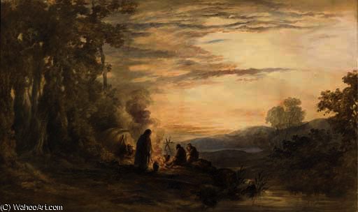 Indian Encampment — Seth Eastman