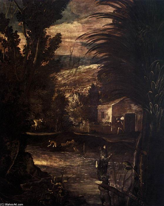 The Flight Into Egypt (detail) — Jacopo Tintoretto