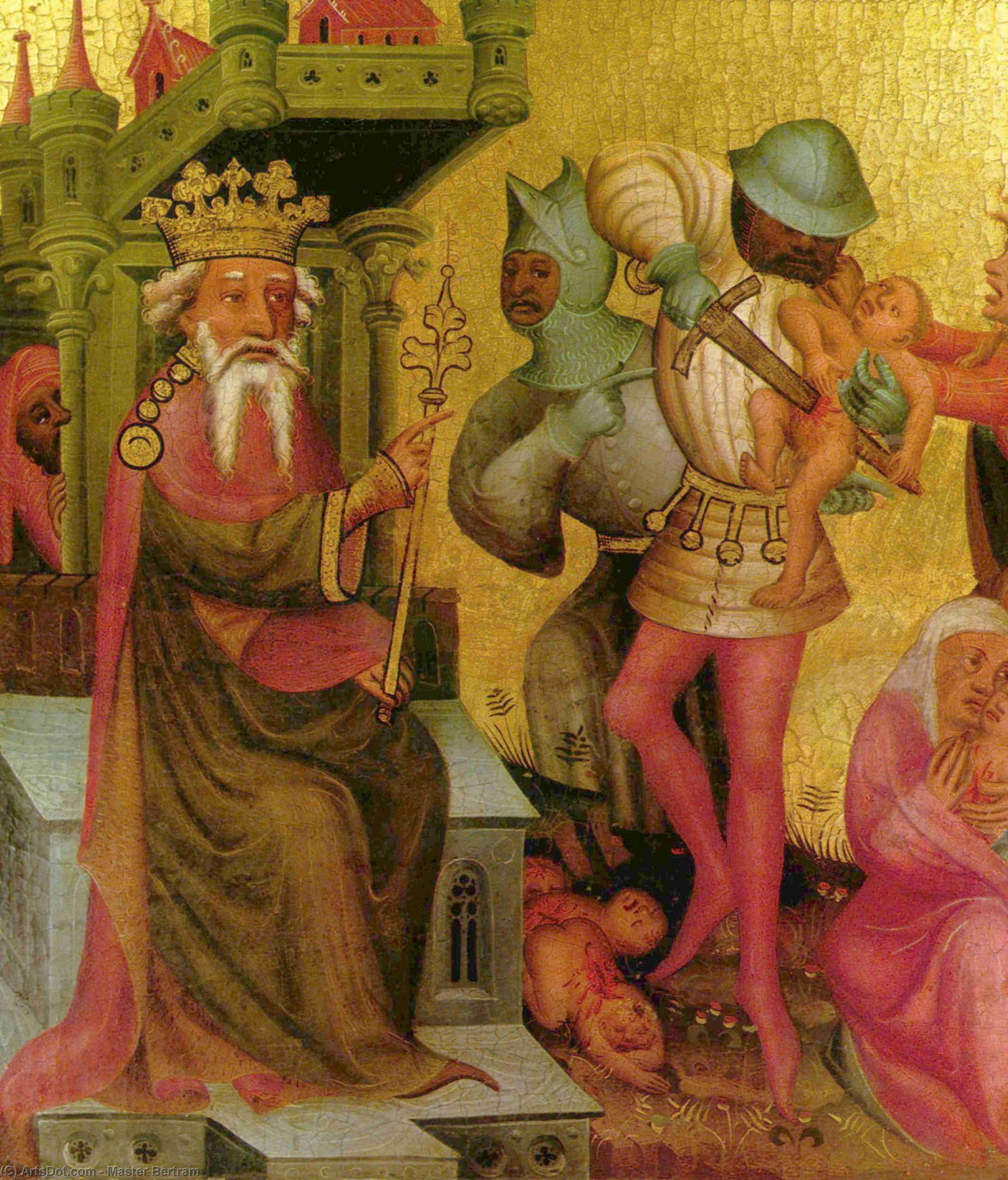 Buxtehuder Altar Scene Betlehemitischer Infanticide — Master Bertram