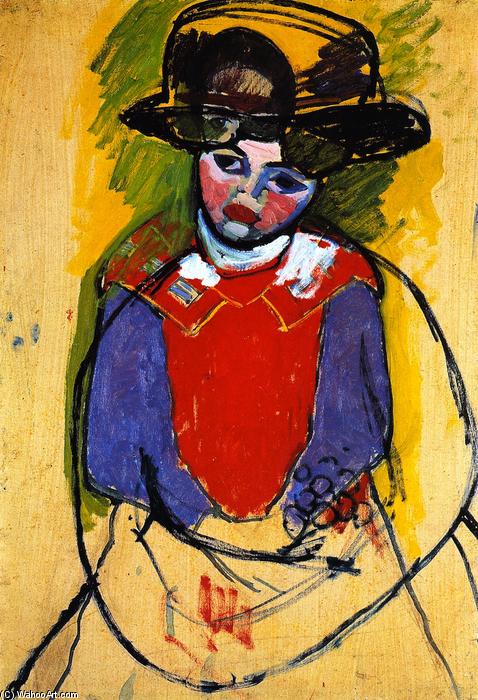 Two Superimposed Oil Studies — Alexej Von Jawlensky