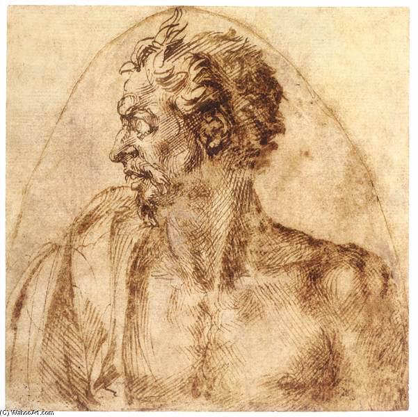 Head Of A Satyr — Michelangelo Buonarroti
