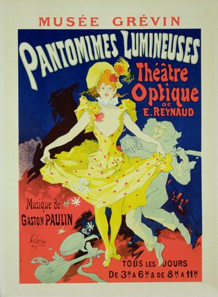 Reproduction Of A Poster Advertising 'pantomimes' — Jules Chéret