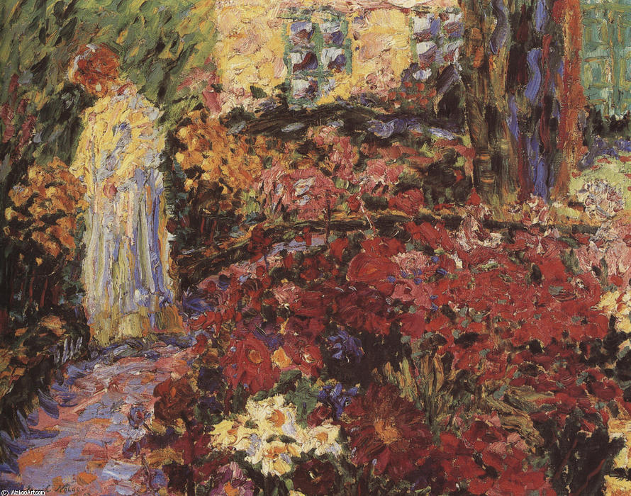 In The Flower Garden — Emile Nolde