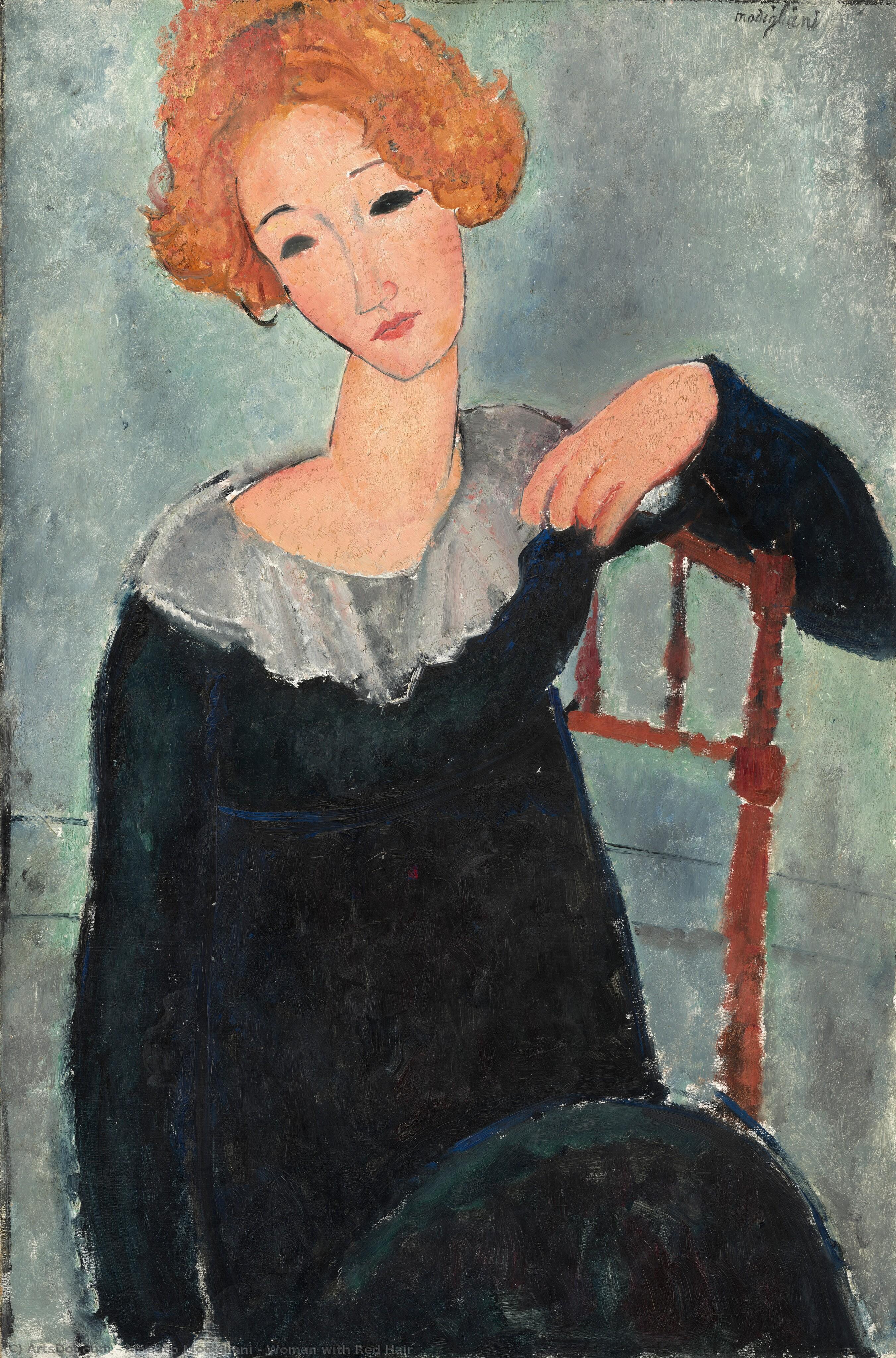 Woman With Red Hair — Amedeo Clemente Modigliani