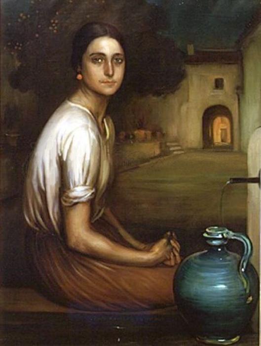 La Niña Del Cántaro — Córdoba Julio Romero De Torres