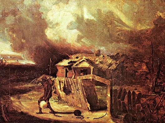Old Virginia Home, (painting) — David Gilmour Blythe