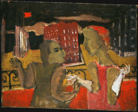 Untitled (two Women Before A Cityscape) — Mark Rothko