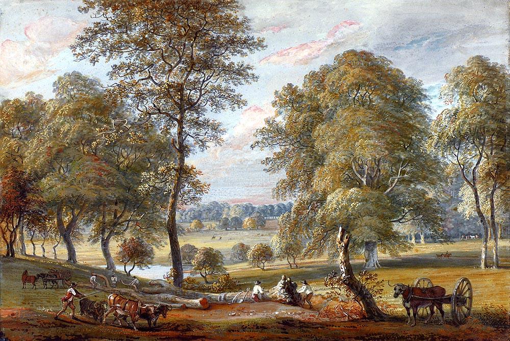 Foresters In Windsor Great Park — Paul Sandby