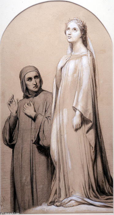 Dante And Beatrice — Ary Scheffer