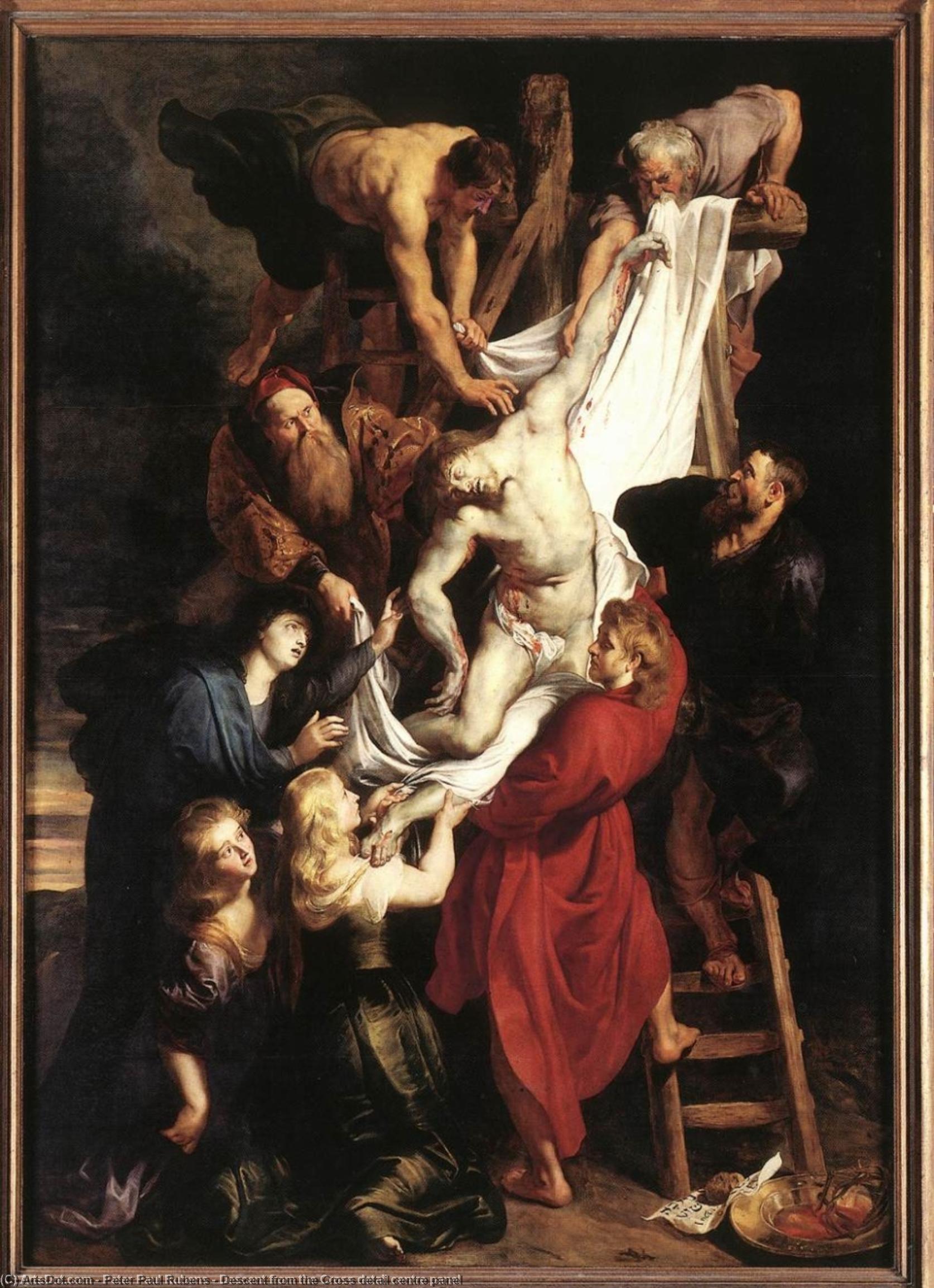 Descent From The Cross Detail Centre Panel — Peter Paul Rubens