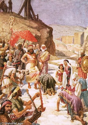 The Submission Of Coniah To Nebuchadnezzar — William Brassey Hole