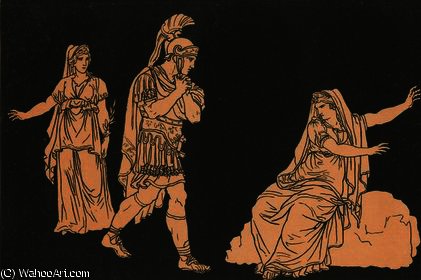 Aeneas And The Shade Of Dido — Bartolomeo Pinelli