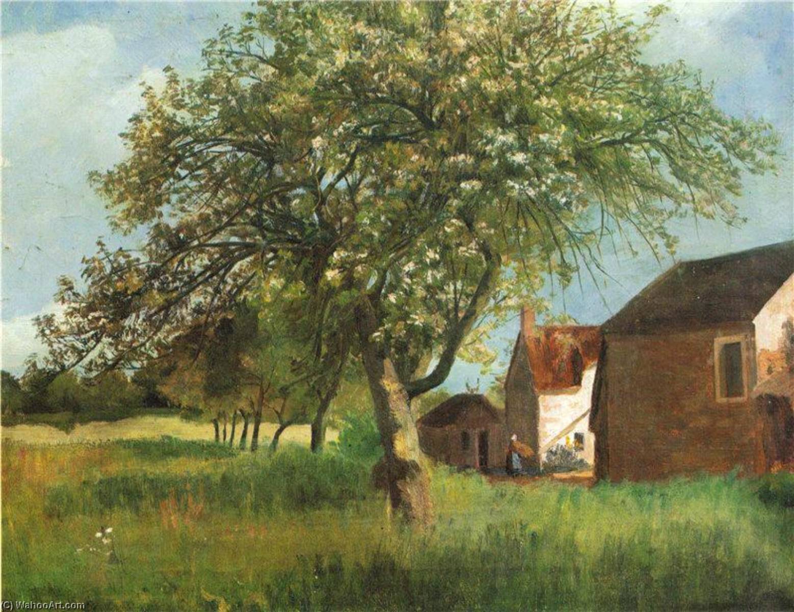 Flowering Tree In Cernay La Ville — Kitty Kielland