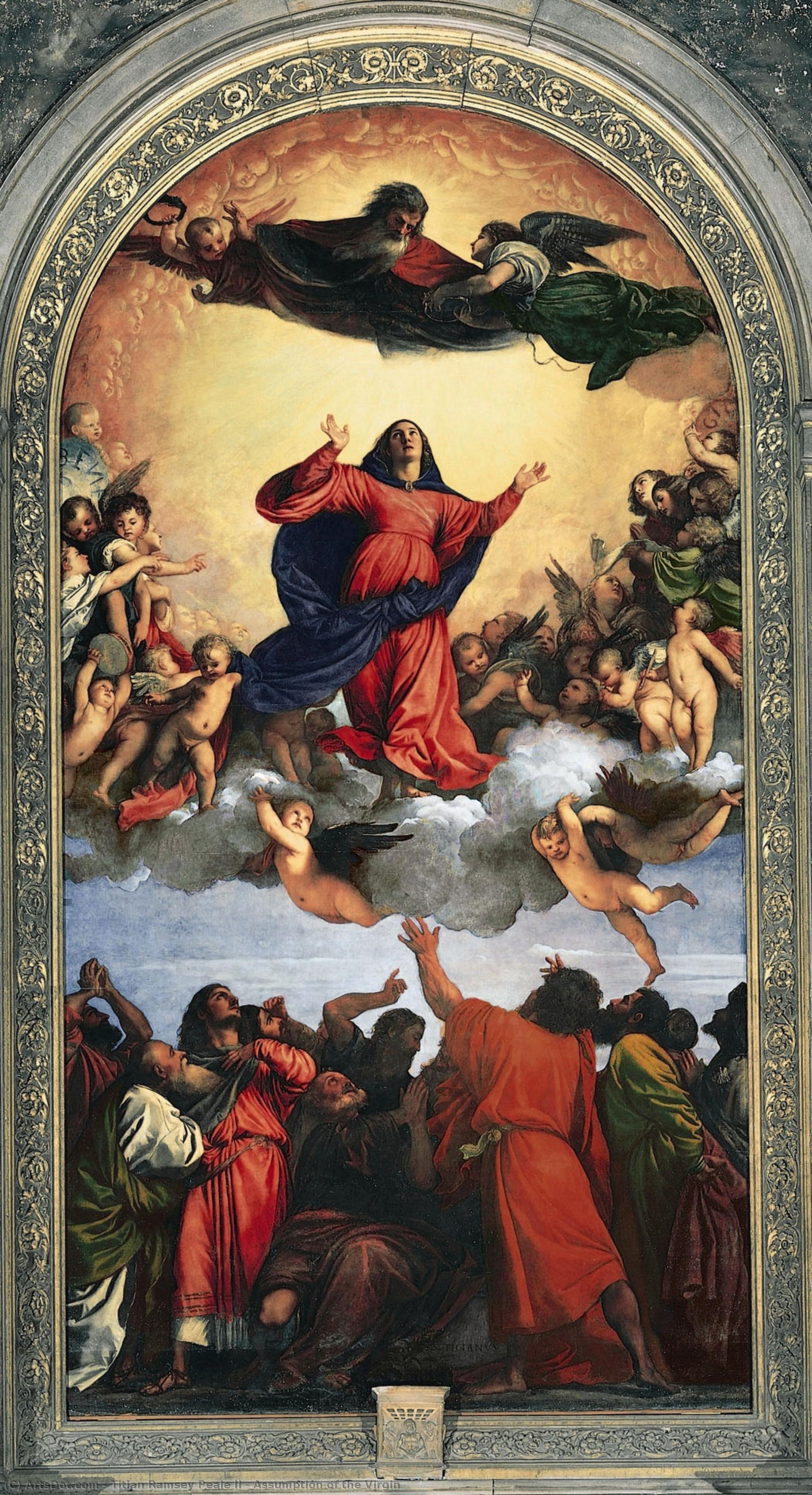 Assumption Of The Virgin — Titian Ramsay Peale Ii