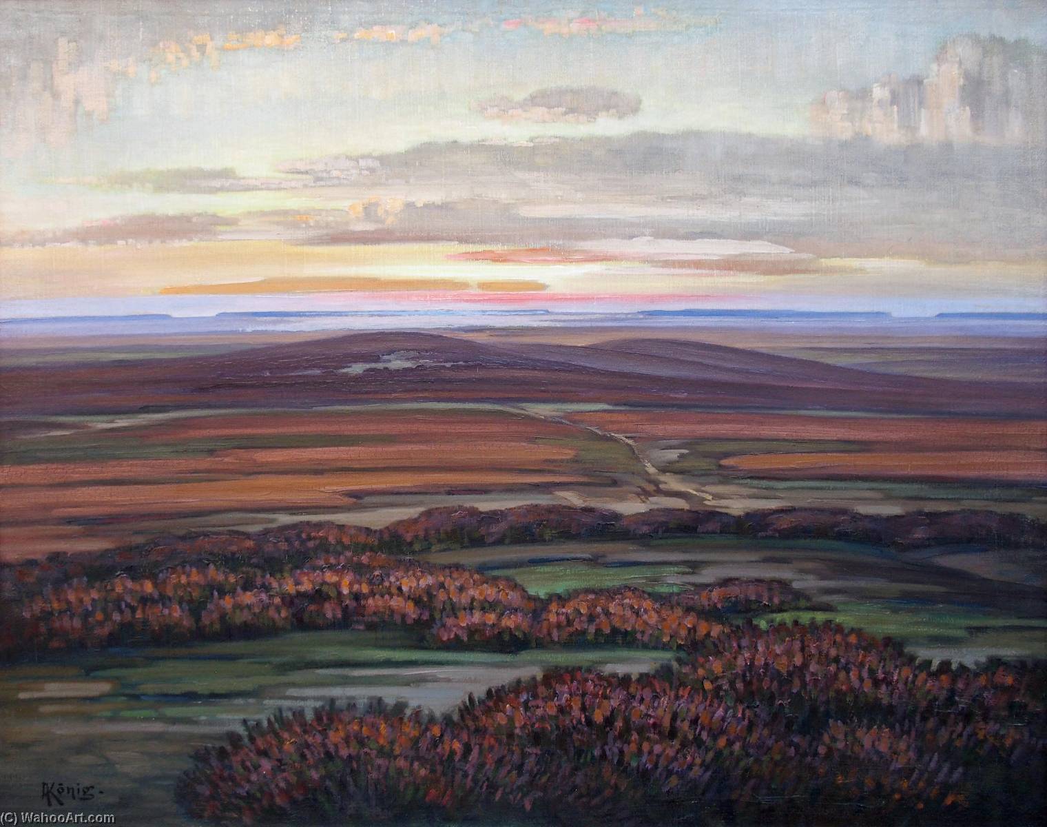 Deutsch Dämmerung In Der Heide — Albert Koenig