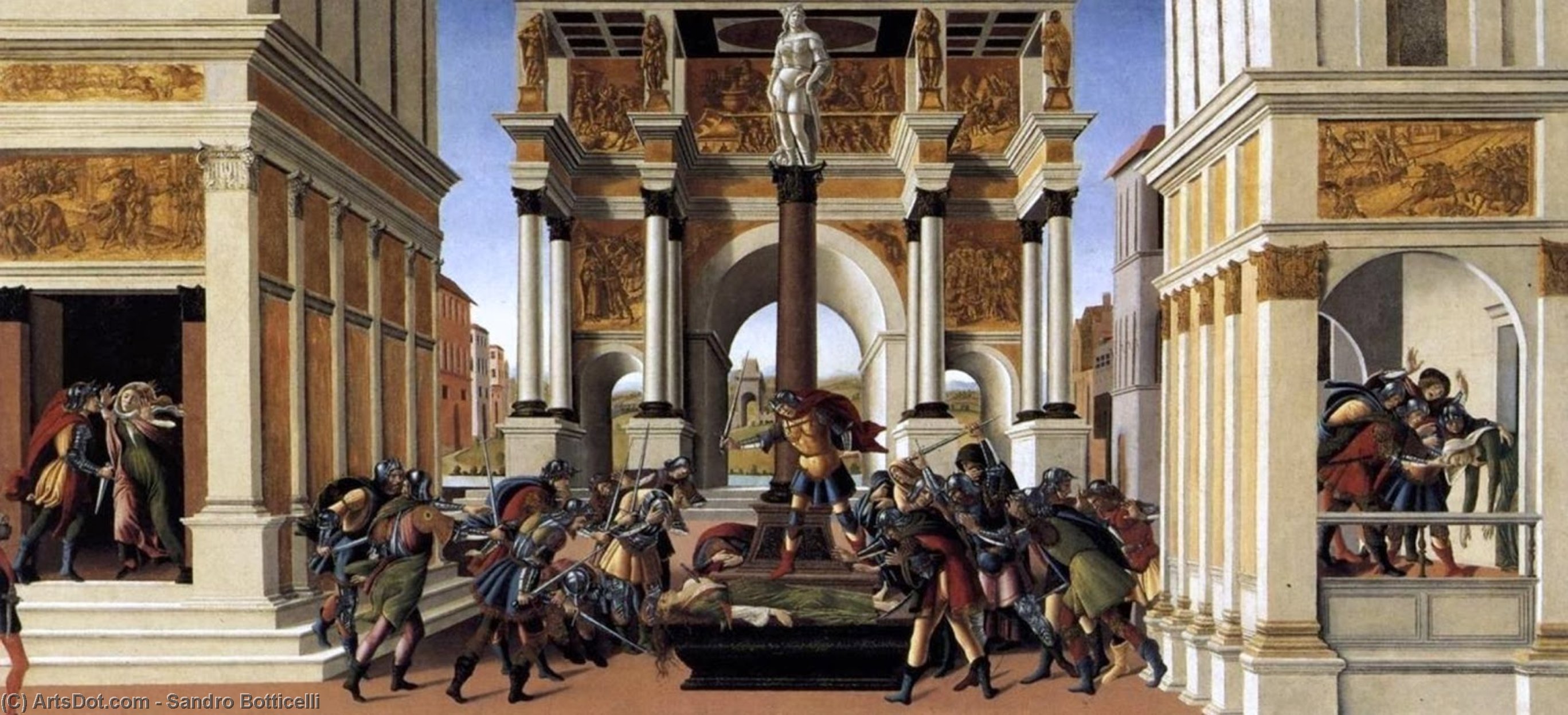 The Story Of Lucretia — Sandro Botticelli