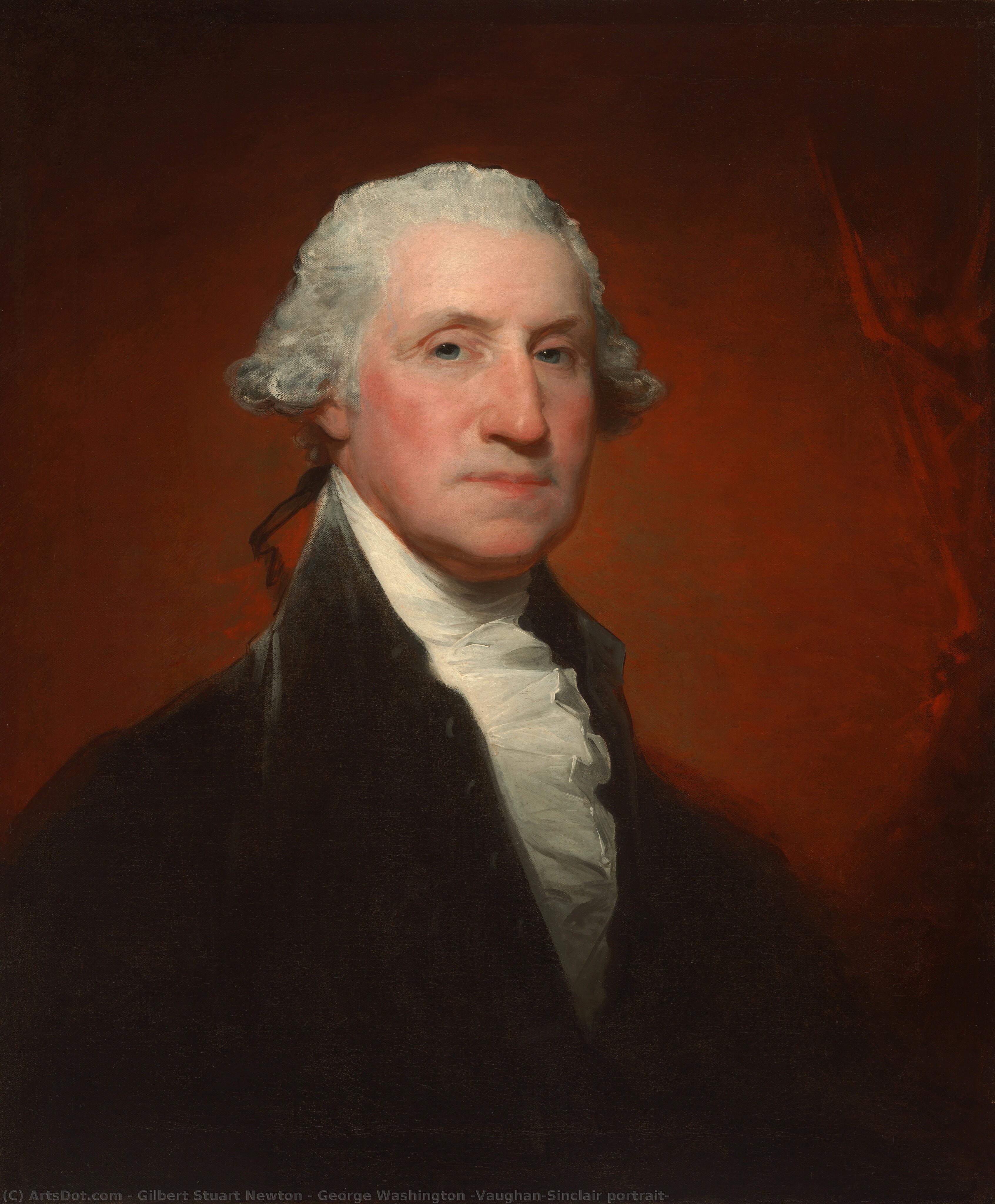 George Washington (vaughan-sinclair Portrait) — Gilbert Stuart Newton