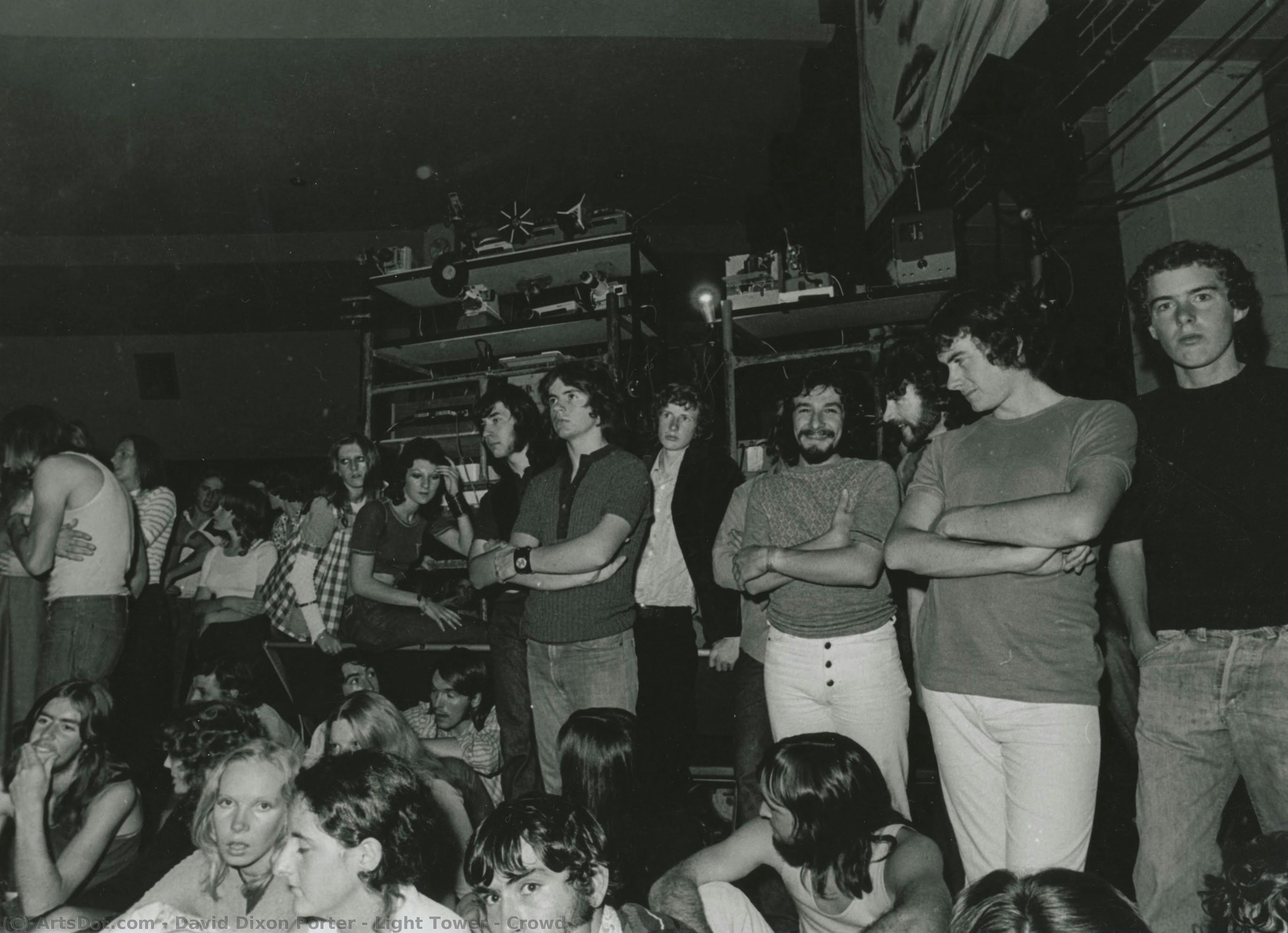 Light Tower & Crowd — David Dixon Porter
