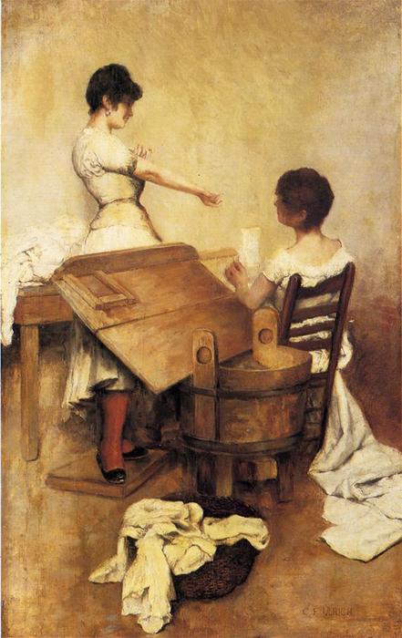 Washerwomen — Charles Frederic Ulrich