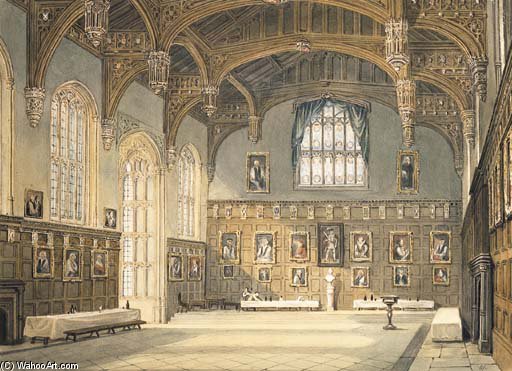 The Dining Hall, Christ Church, Oxford — Frederick Nash