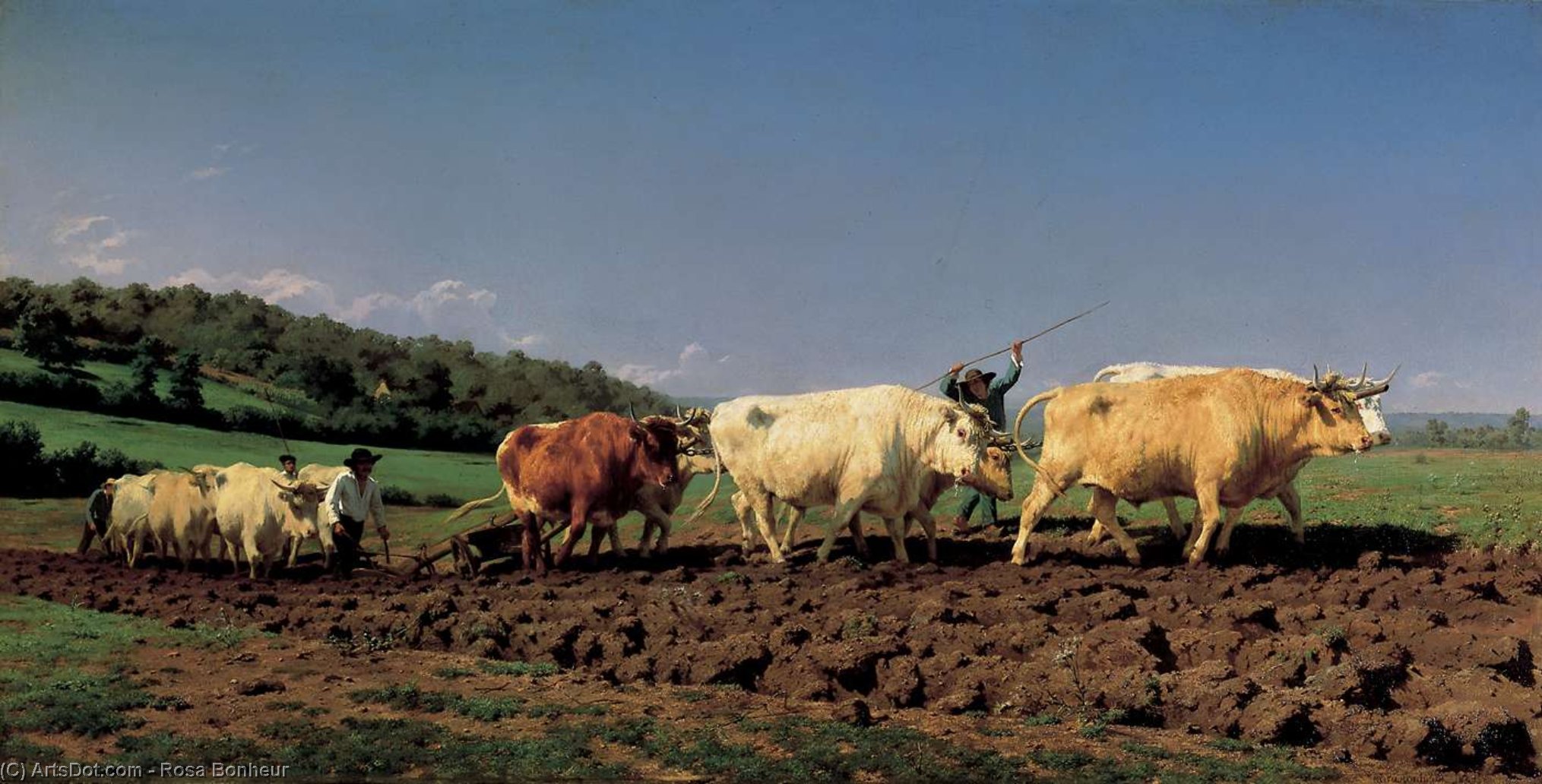 Plowing In The Nivernais — Rosa Bonheur