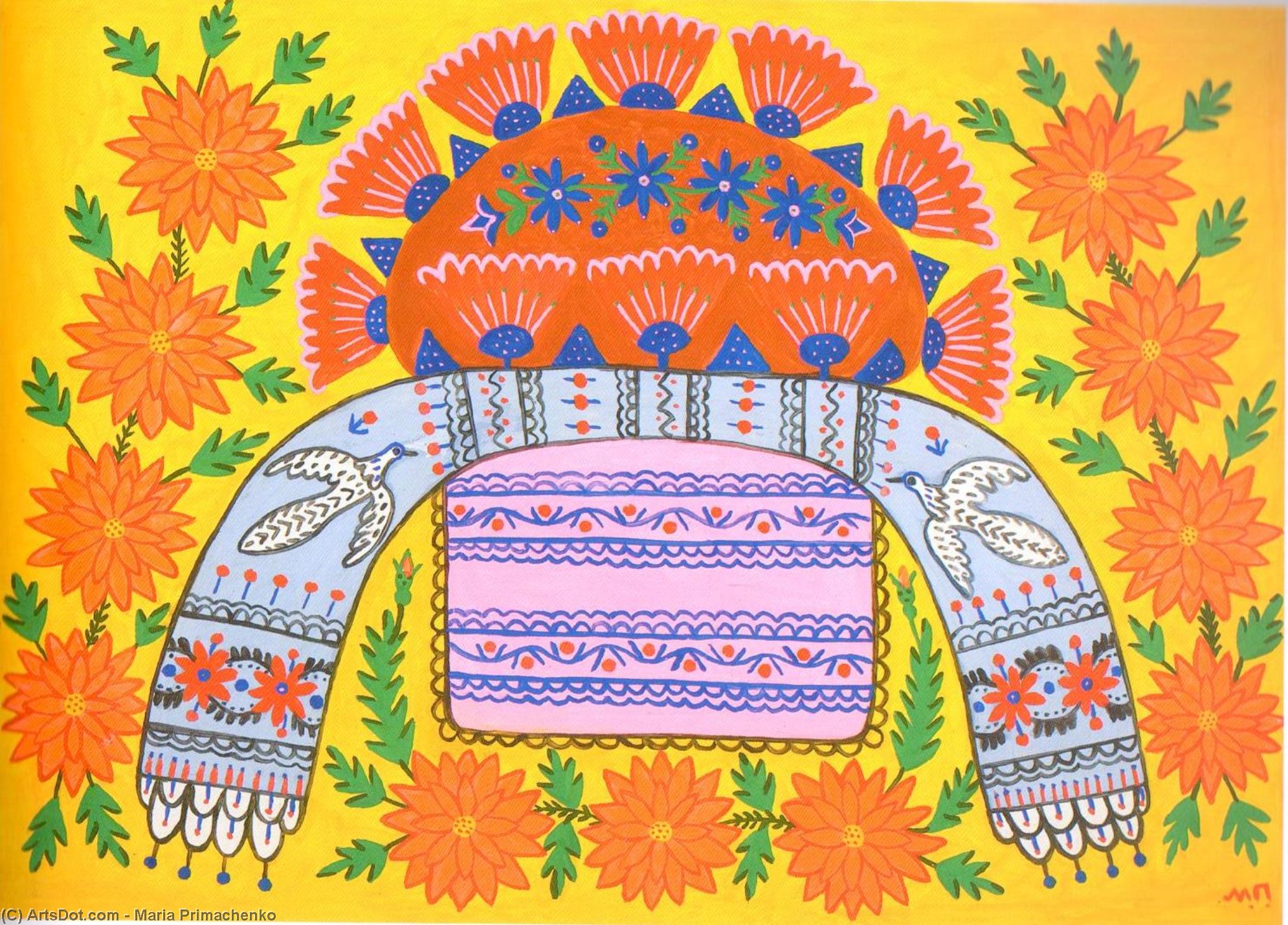 Ukrainian Dough Looks Into Every House — Maria Primachenko