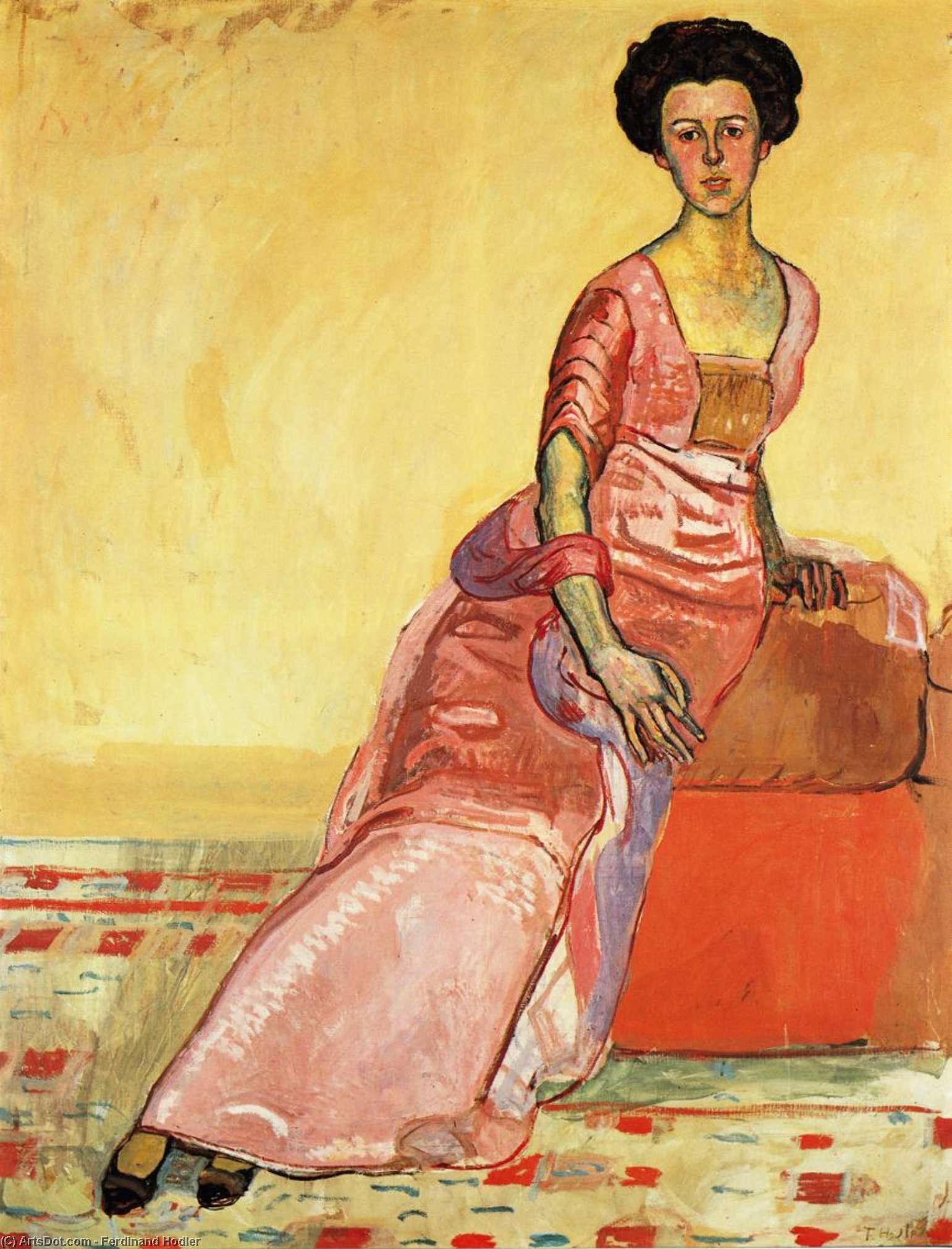 Portrait Of Gertrud Muller — Ferdinand Hodler