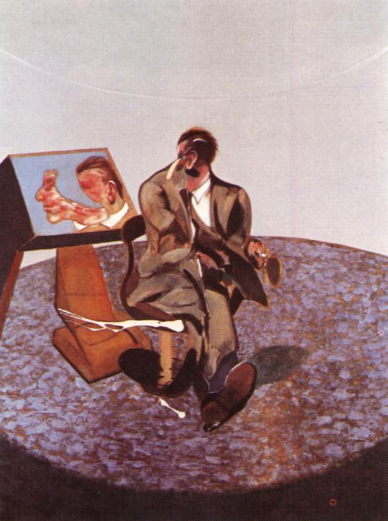 Portrait Of George Dyer In A Mirror, 1968 — Francis Bacon