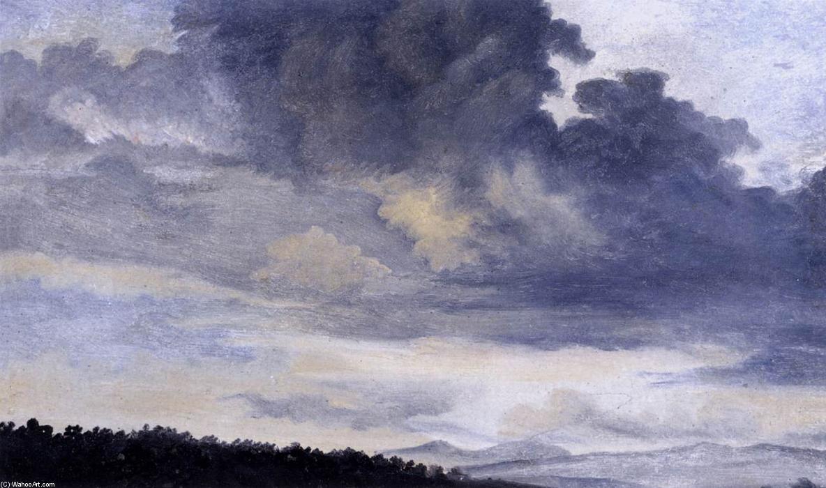 Rome: Study Of Clouds — Pierre-henri De Valenciennes
