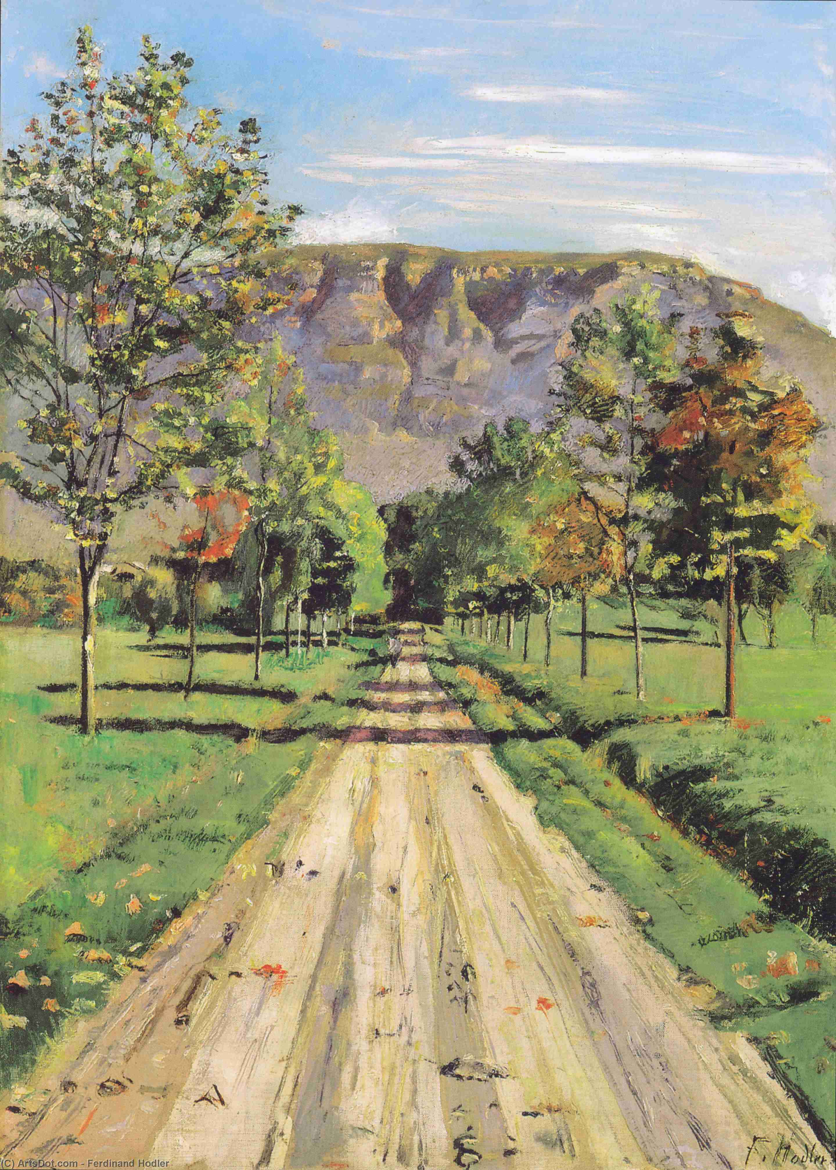 The Road To A Particular Interest — Ferdinand Hodler