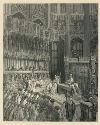 Interior View Of Westminster Abbey — Paul Gustave Doré