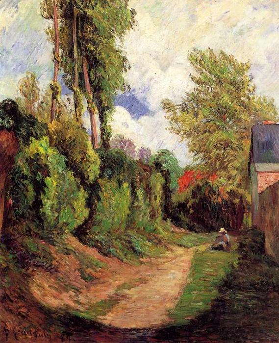 Sunken Lane — Eugène Henri Paul Gauguin