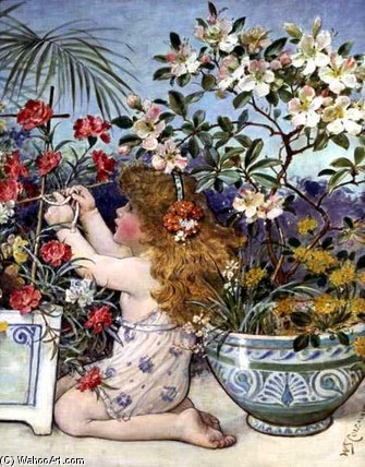 The Flower Girl — William Stephen Coleman