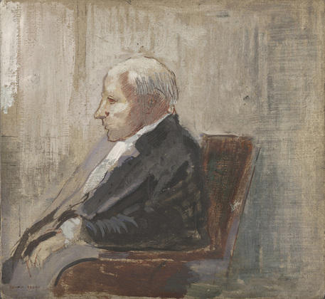 Seated Man — Odilon Redon