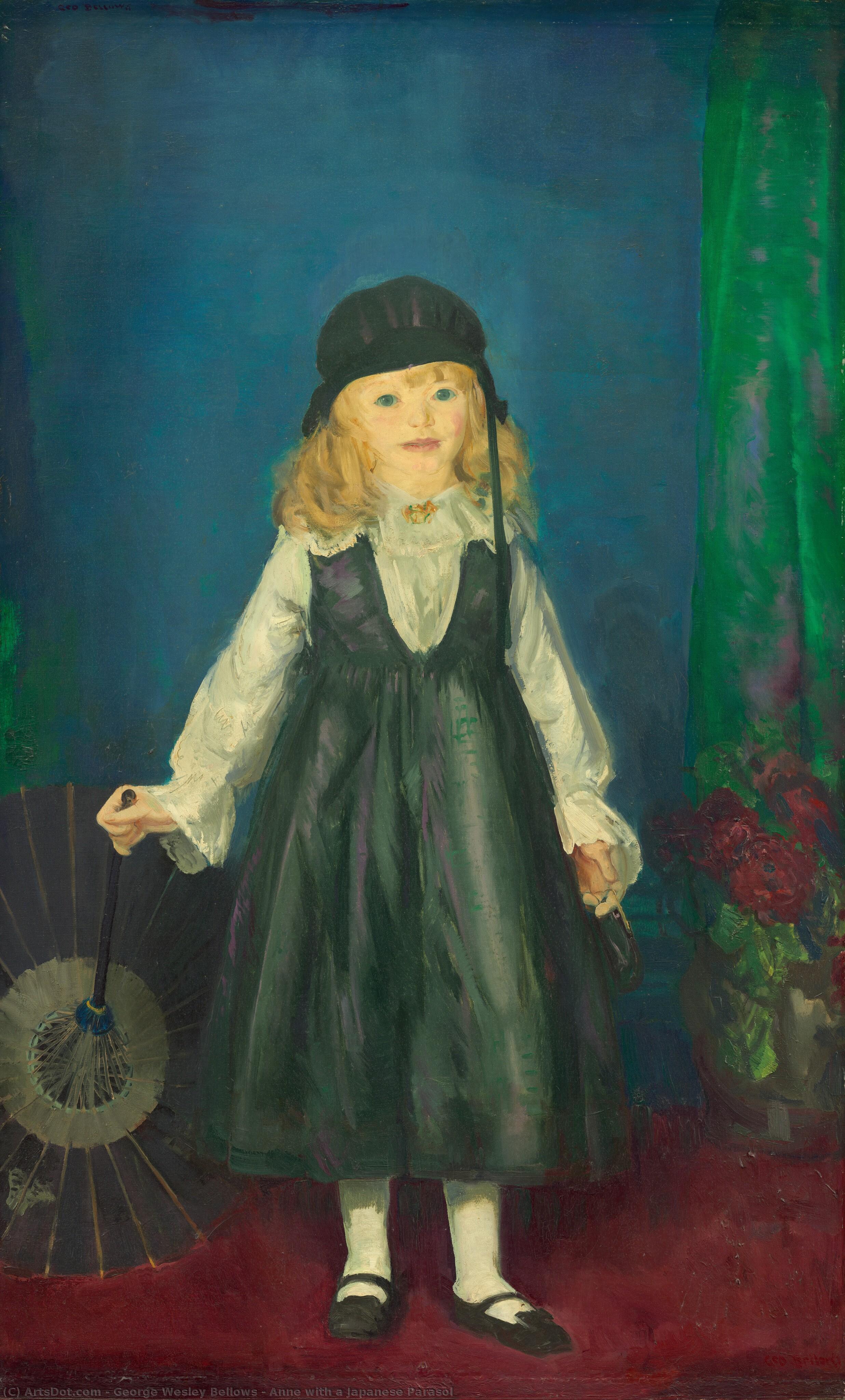 Anne With A Japanese Parasol — George Wesley Bellows