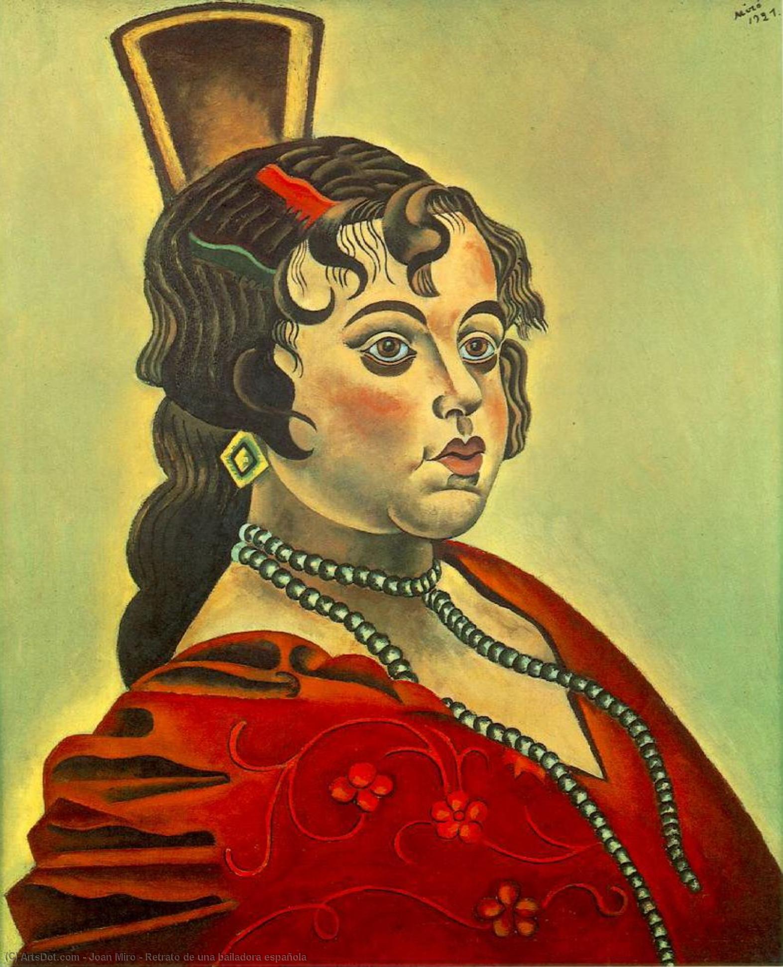 Retrato De Una Bailadora Española — Joan Miró