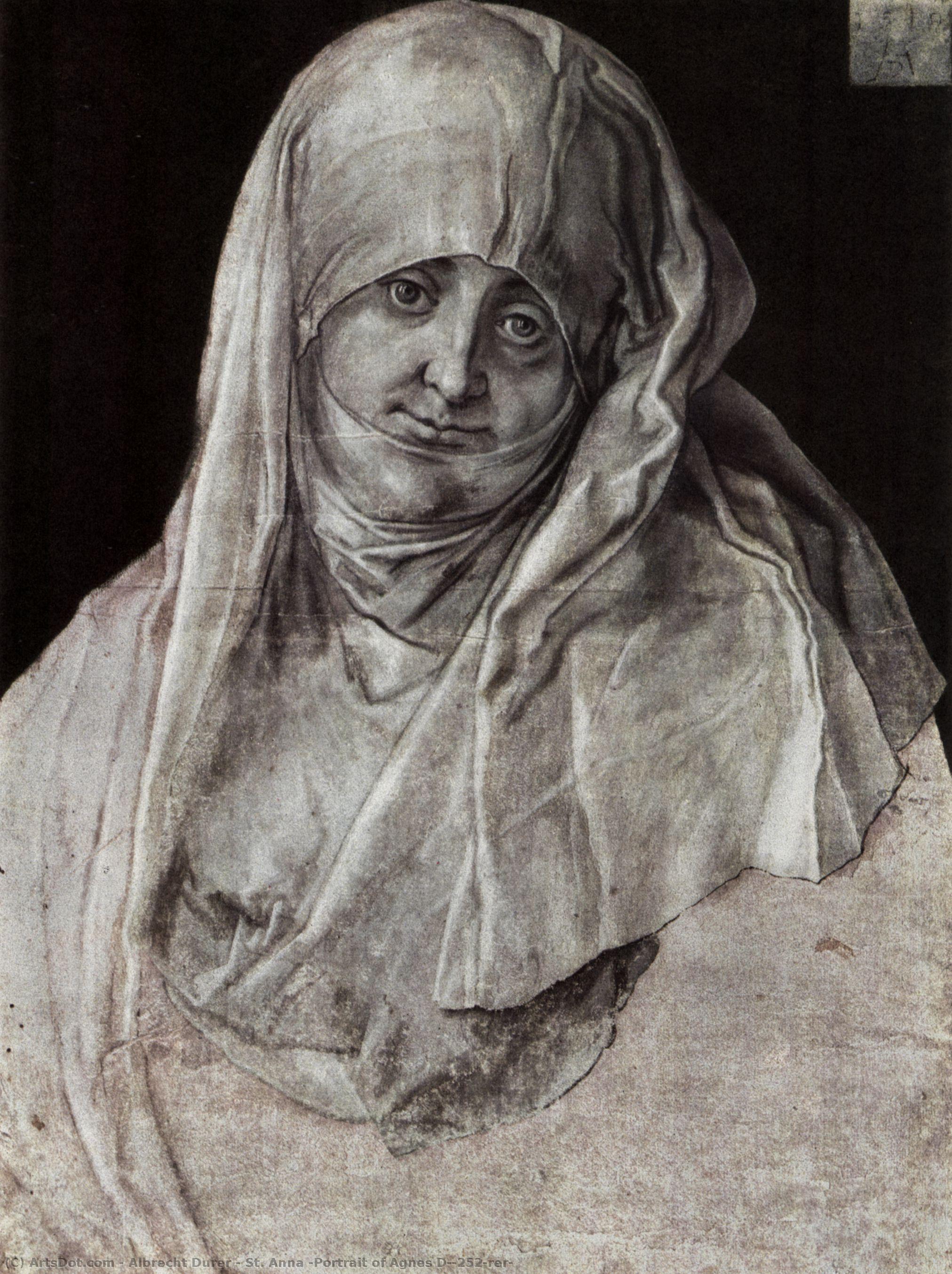 St. Anna (portrait Of Agnes Dürer) — Albrecht Dürer
