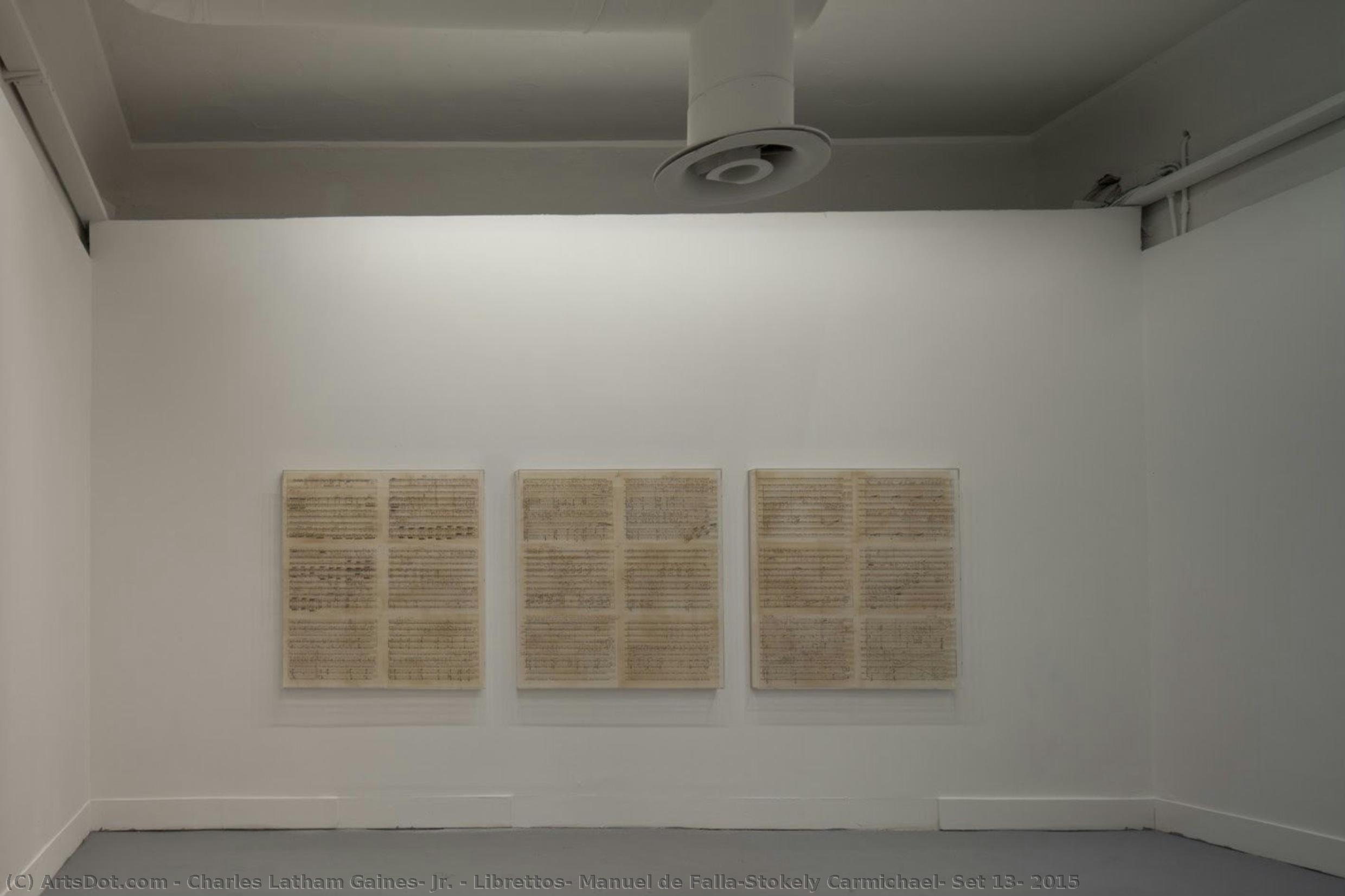 Librettos: Manuel De Falla/stokely Carmichael, Set 13, 2015 — Charles Latham Gaines, Jr.