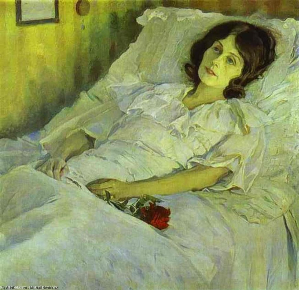 A Sick Girl — Mikhail Nesterov
