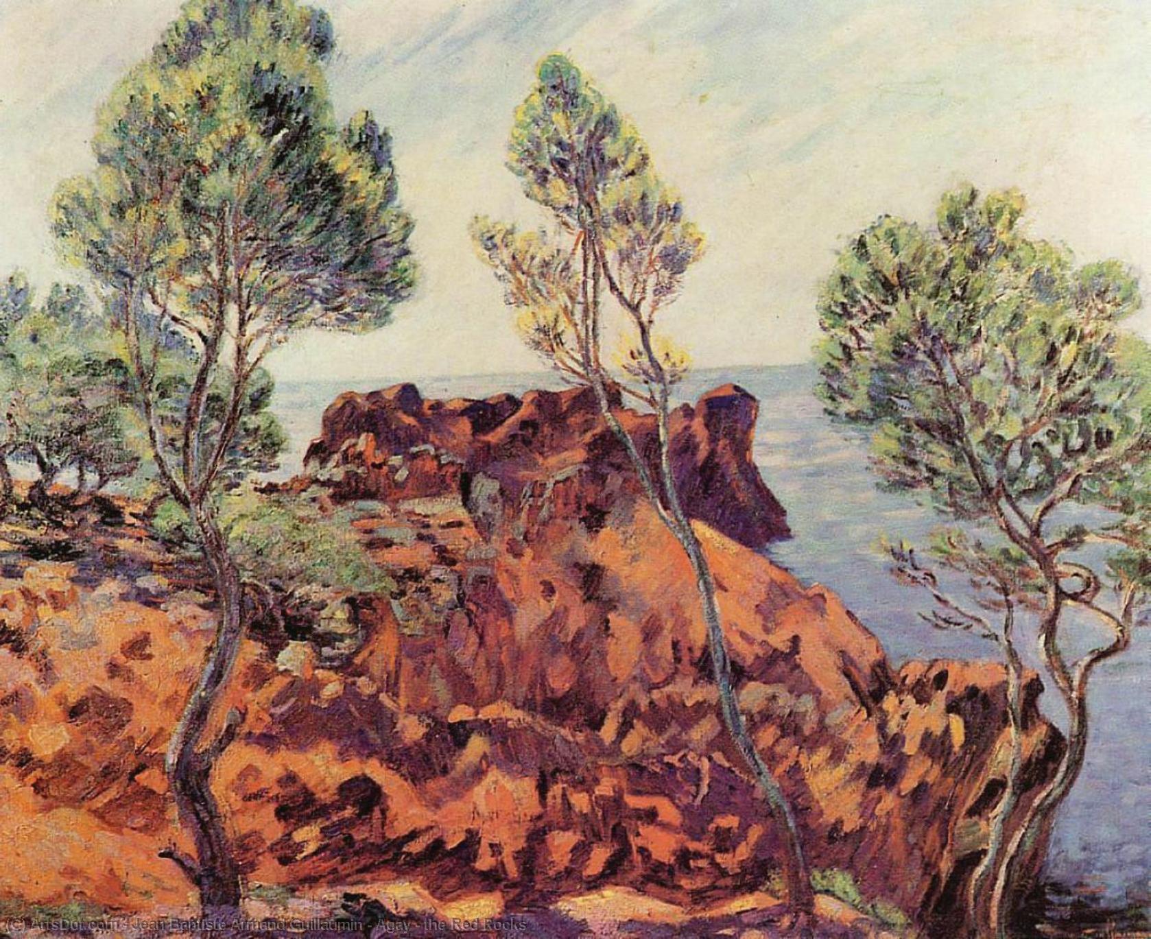 Agay - The Red Rocks — Ferdinand Guillaumin