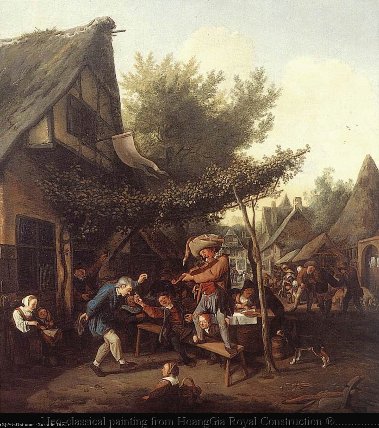 Village Feast — Cornelis Dusart