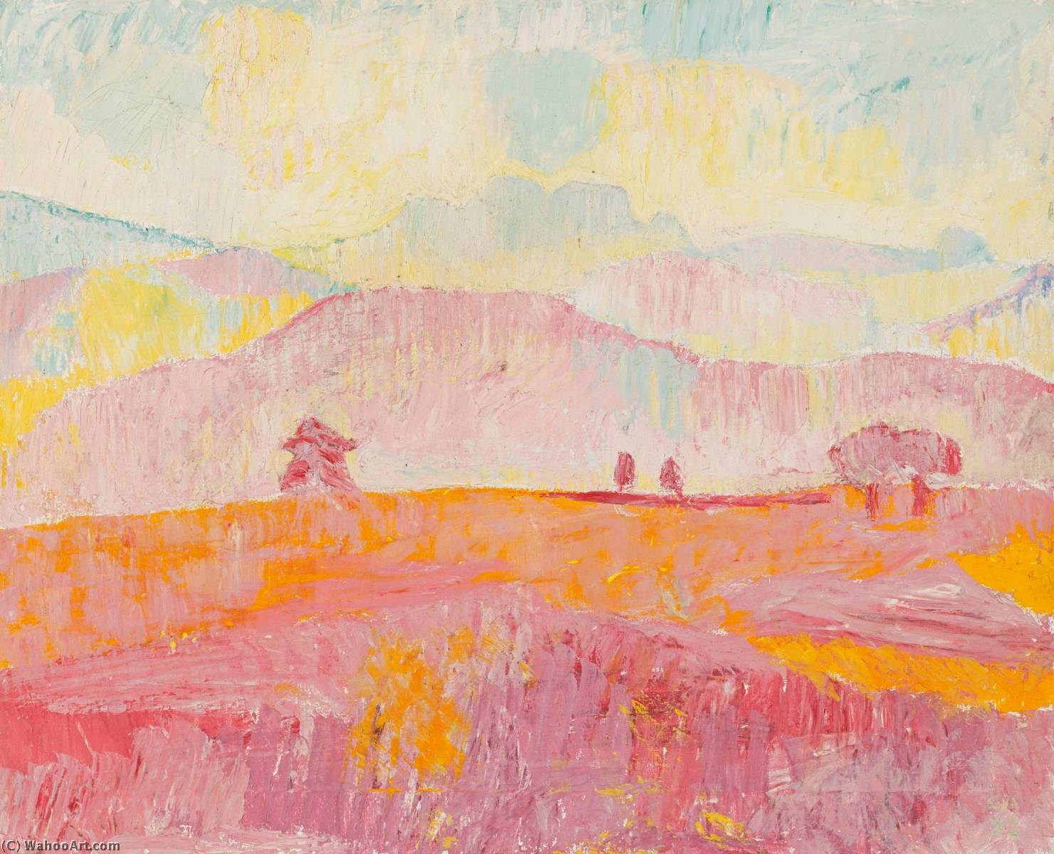 Nebellandschaft, 1922 — Cuno Amiet