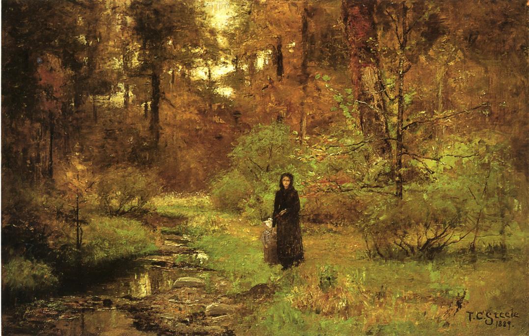 The Brook In The Woods — Theodore Clement Steele