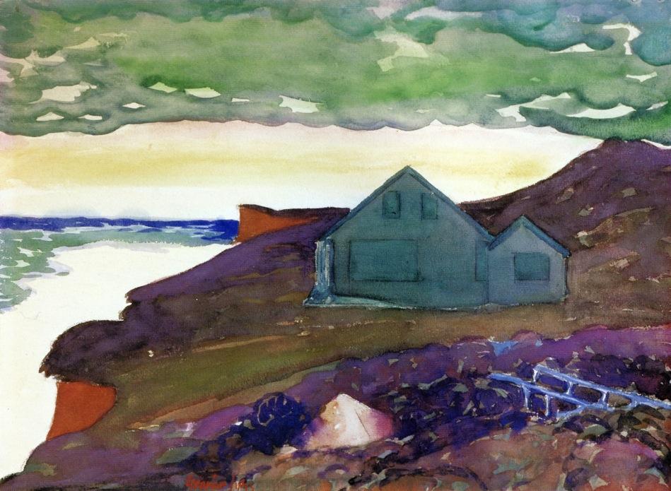 House On The Point — George Benjamin Luks